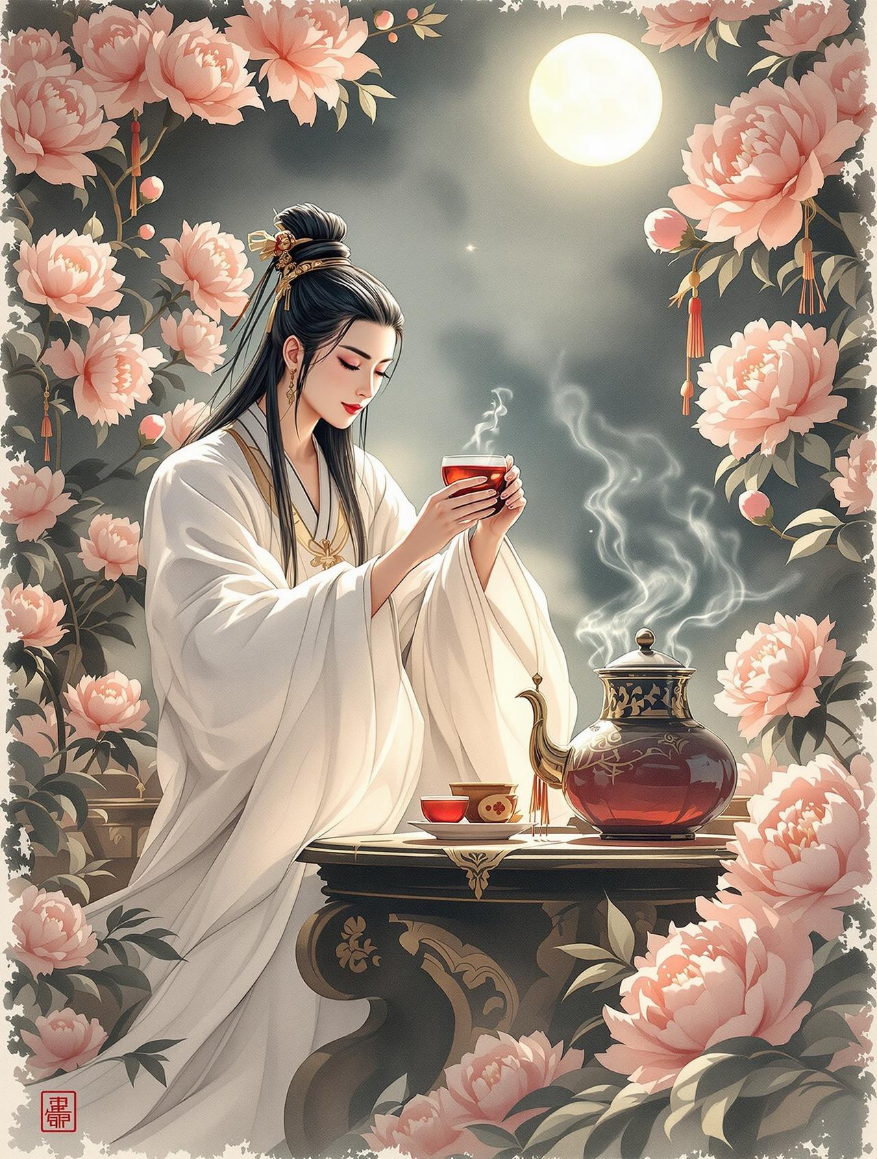 黄豆漫剧 - 花间提壶